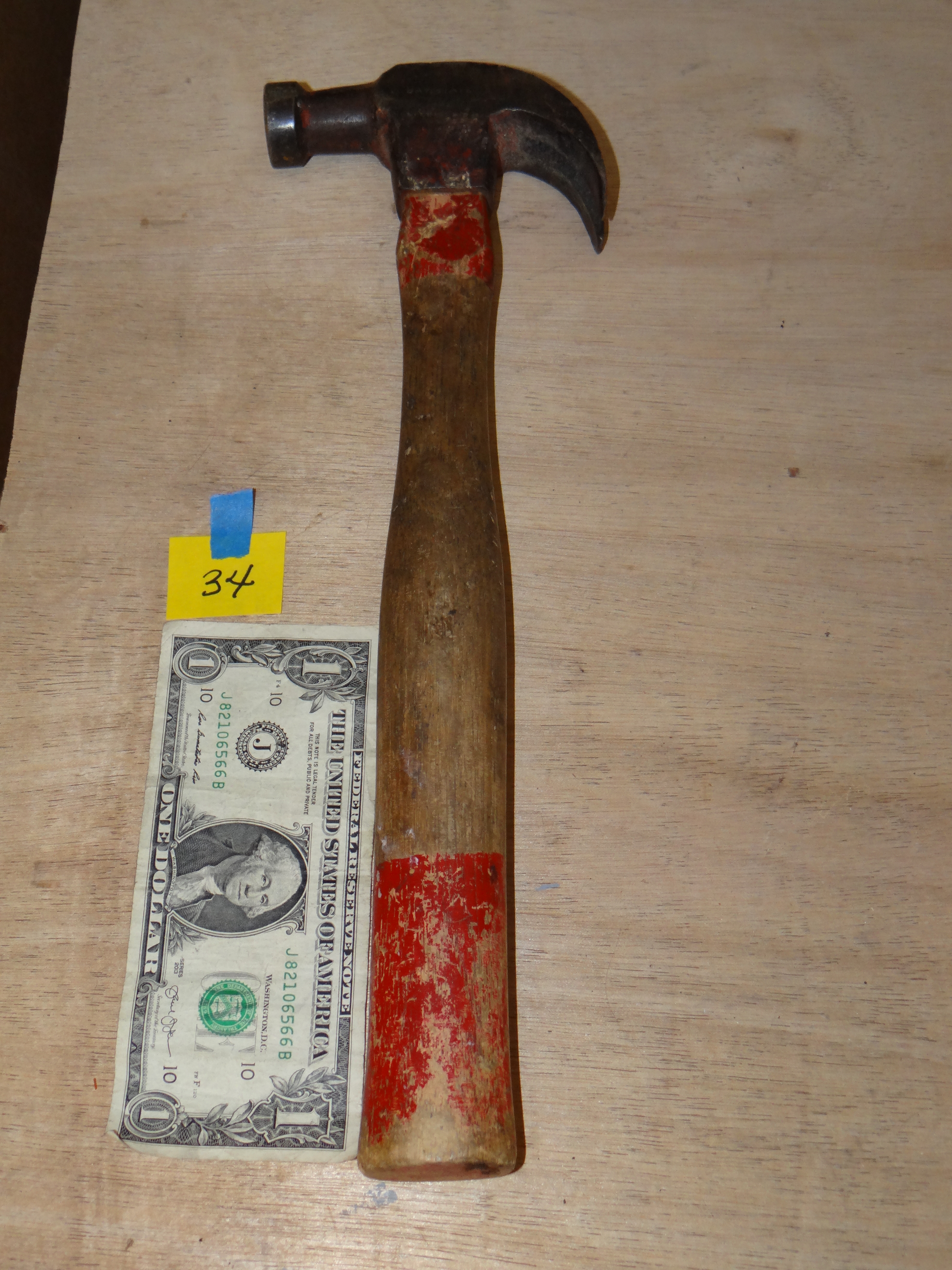 34-Bay State Wooden Handled Hammer