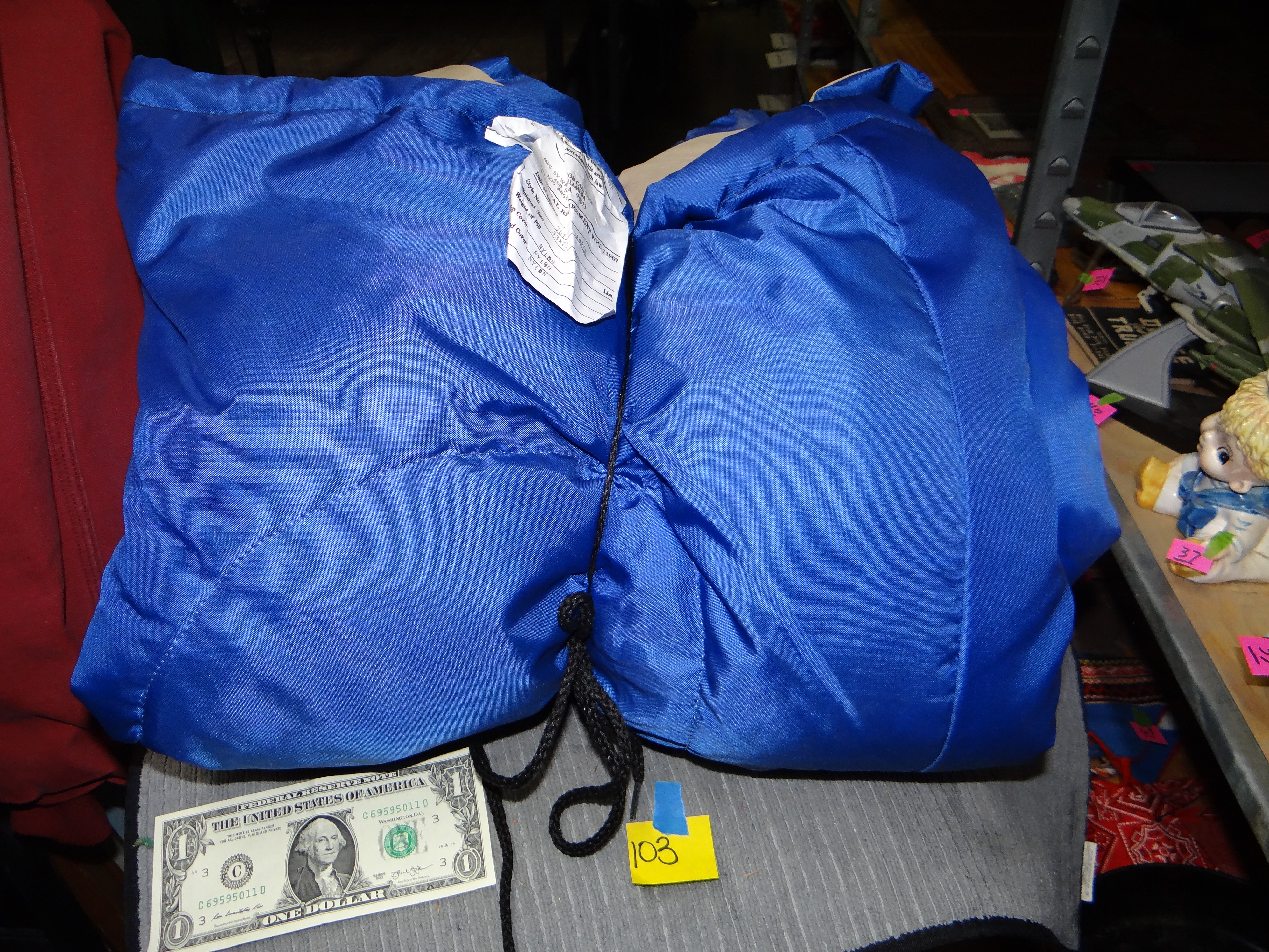 103-Blue Sleeping Bag 33in x 75in