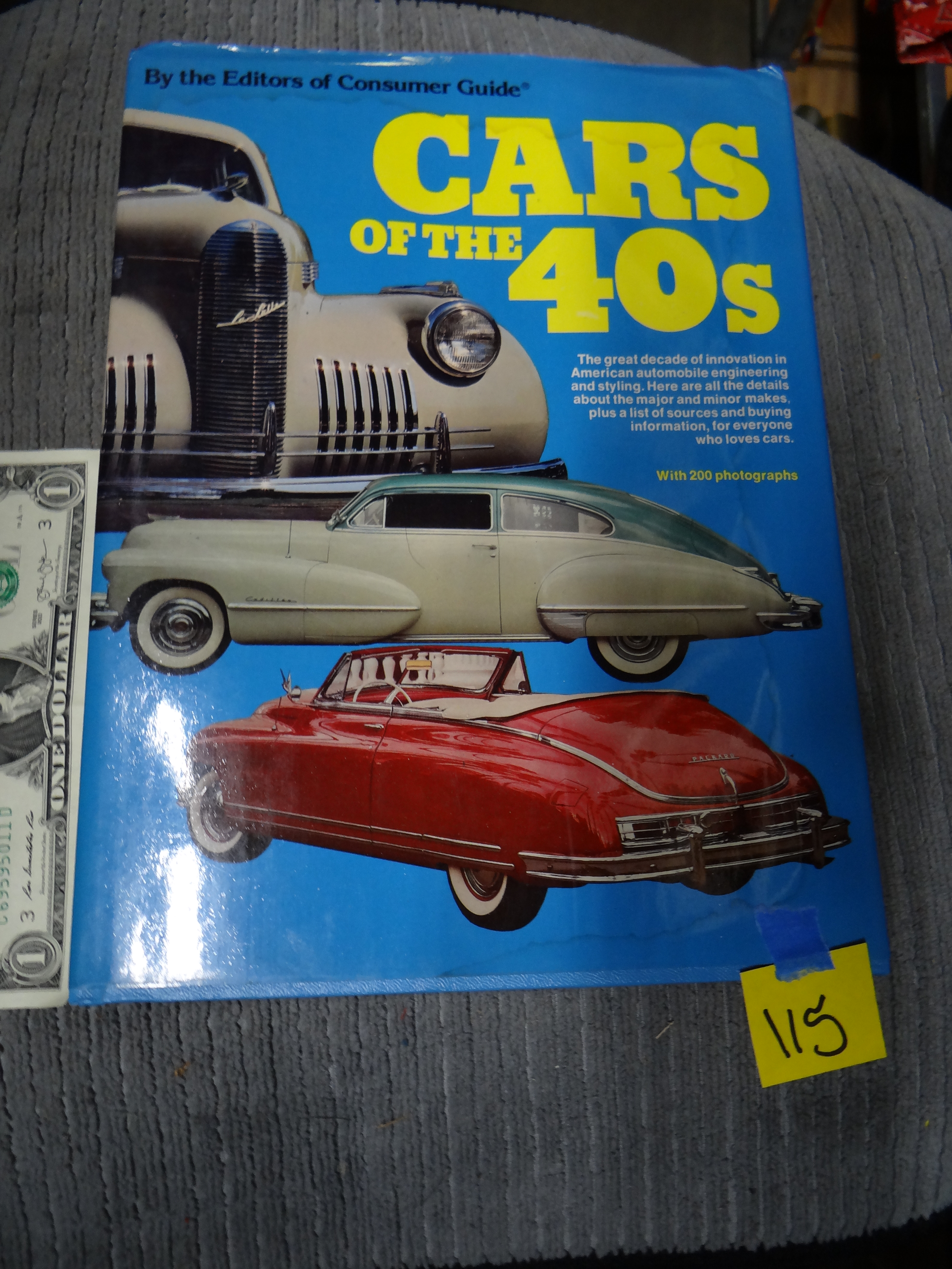 115-Cars of The 40s Hardback Book 1979