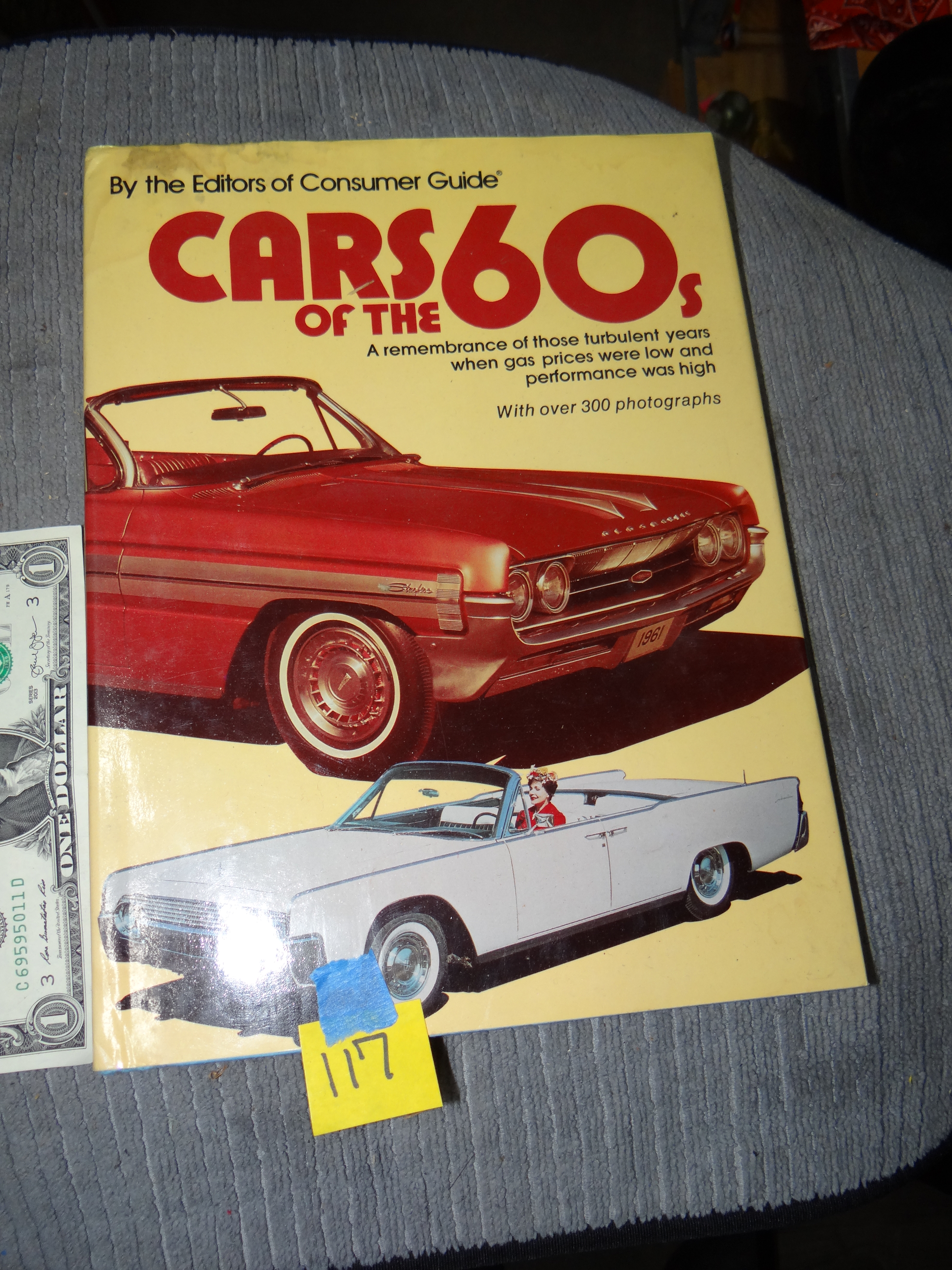 117-Cars of The 60s Hardback Book 1981
