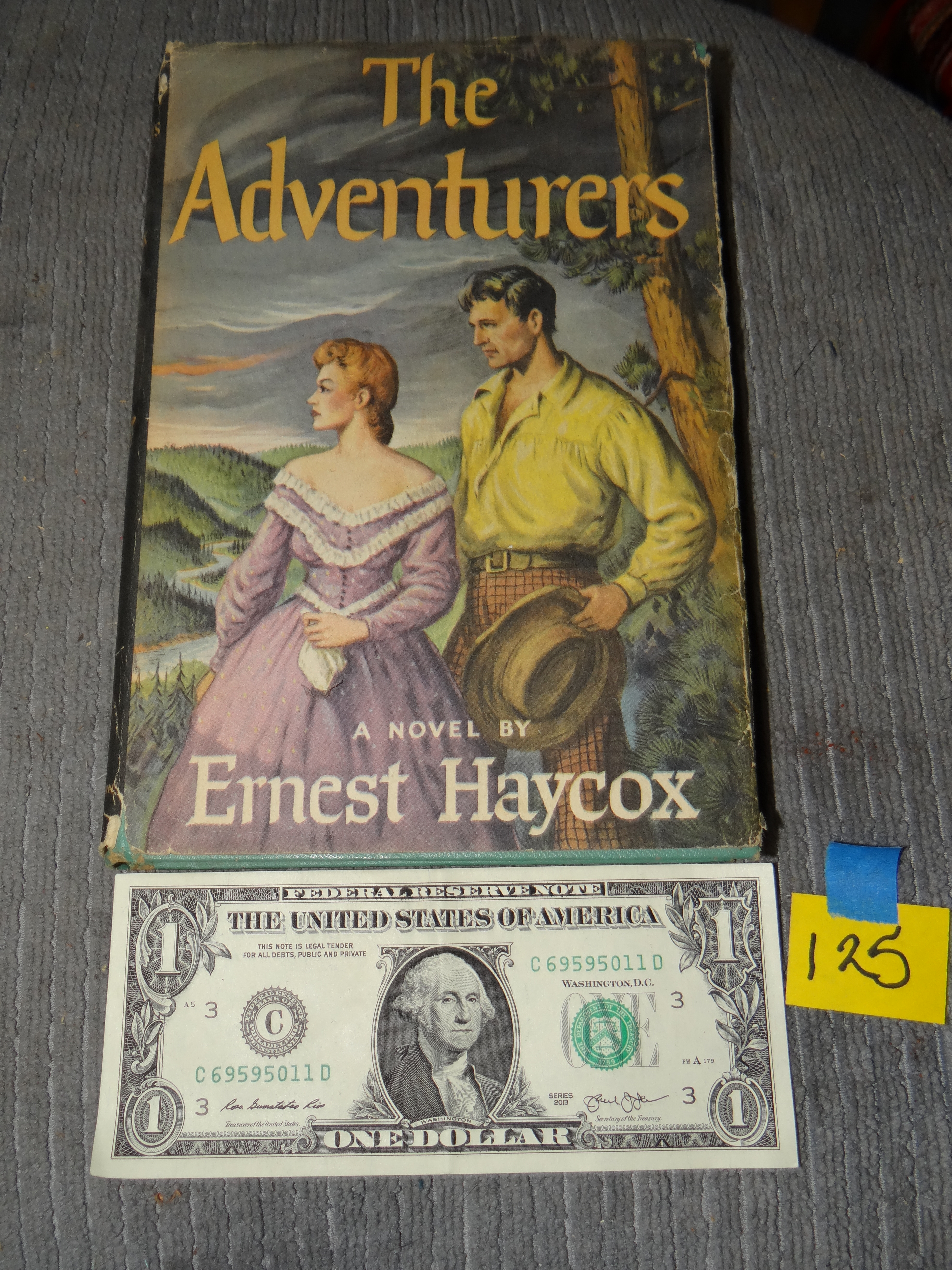 125-The Adventurers Hardback Novel 1954