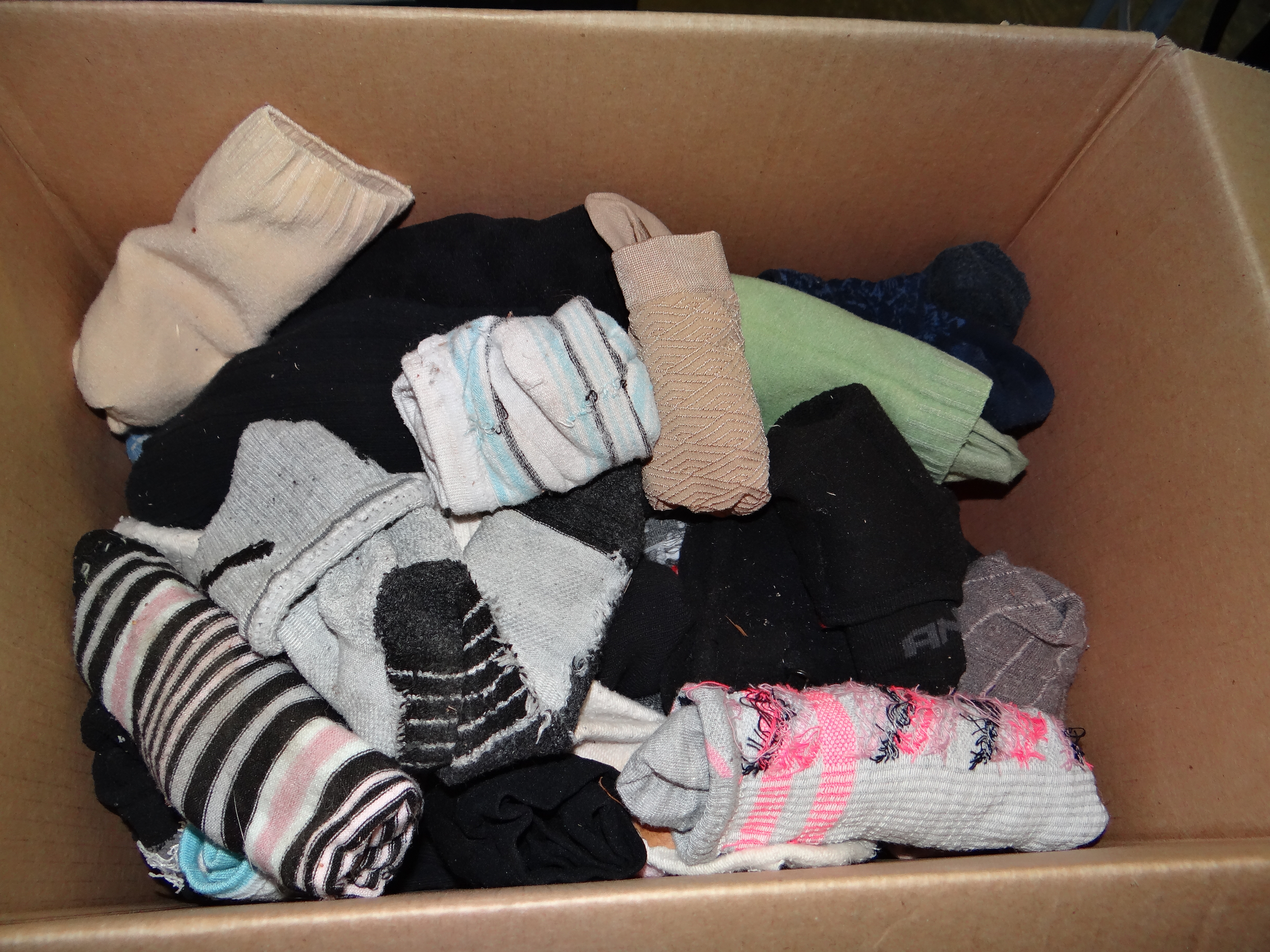 47-Large Box of Socks, Look To Be Mostly Women's