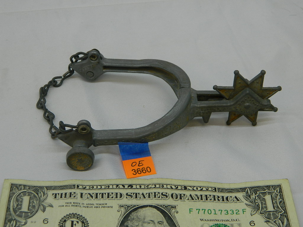 OE3660 Vintage DIE CAST ‘Inwood’ Long Island Made Kids Boot Spur