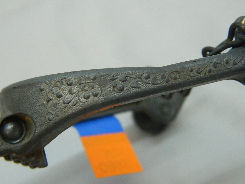 OE3660 Vintage DIE CAST ‘Inwood’ Long Island Made Kids Boot Spur