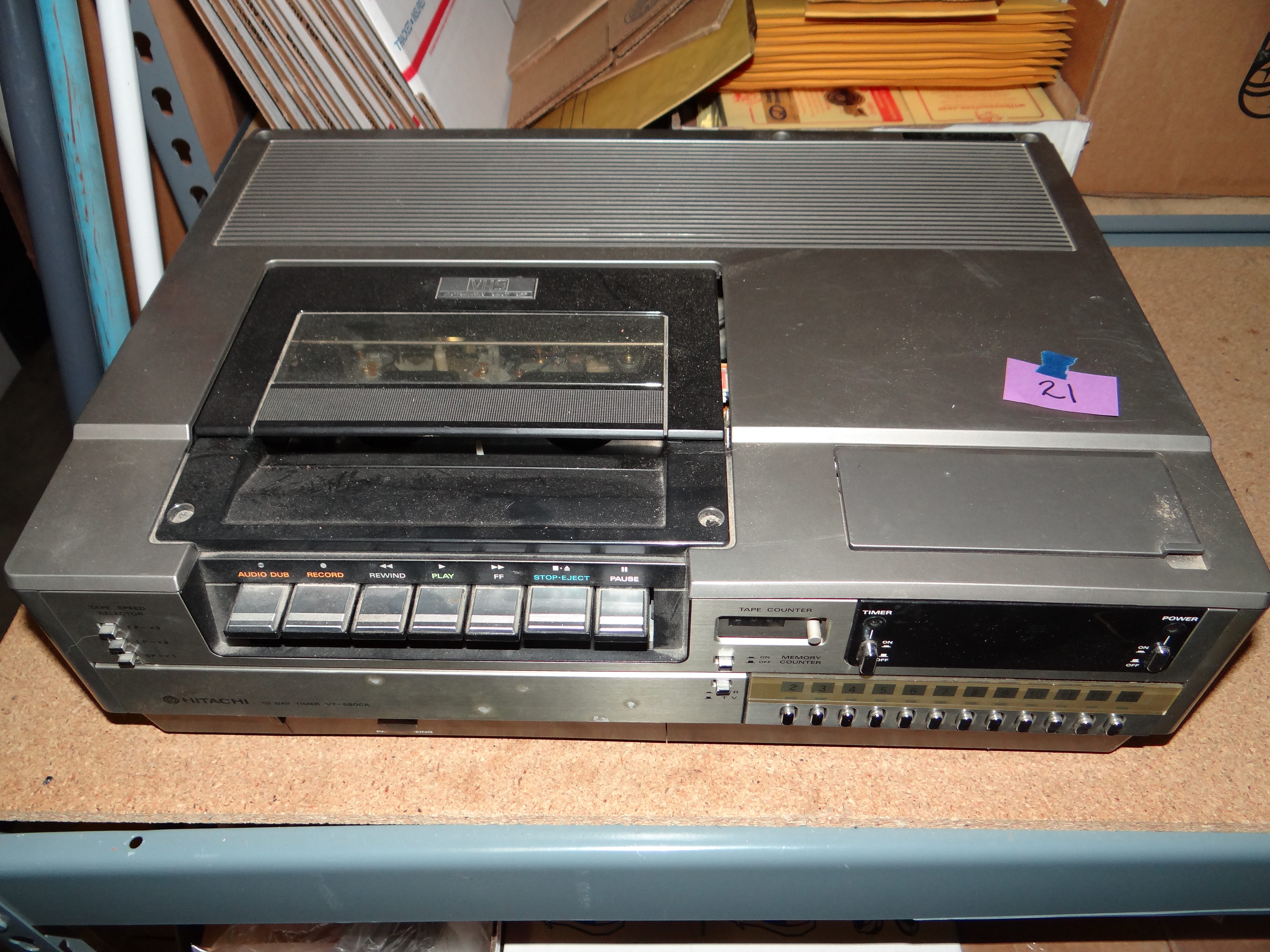 21-Vintage Hitachi VCR