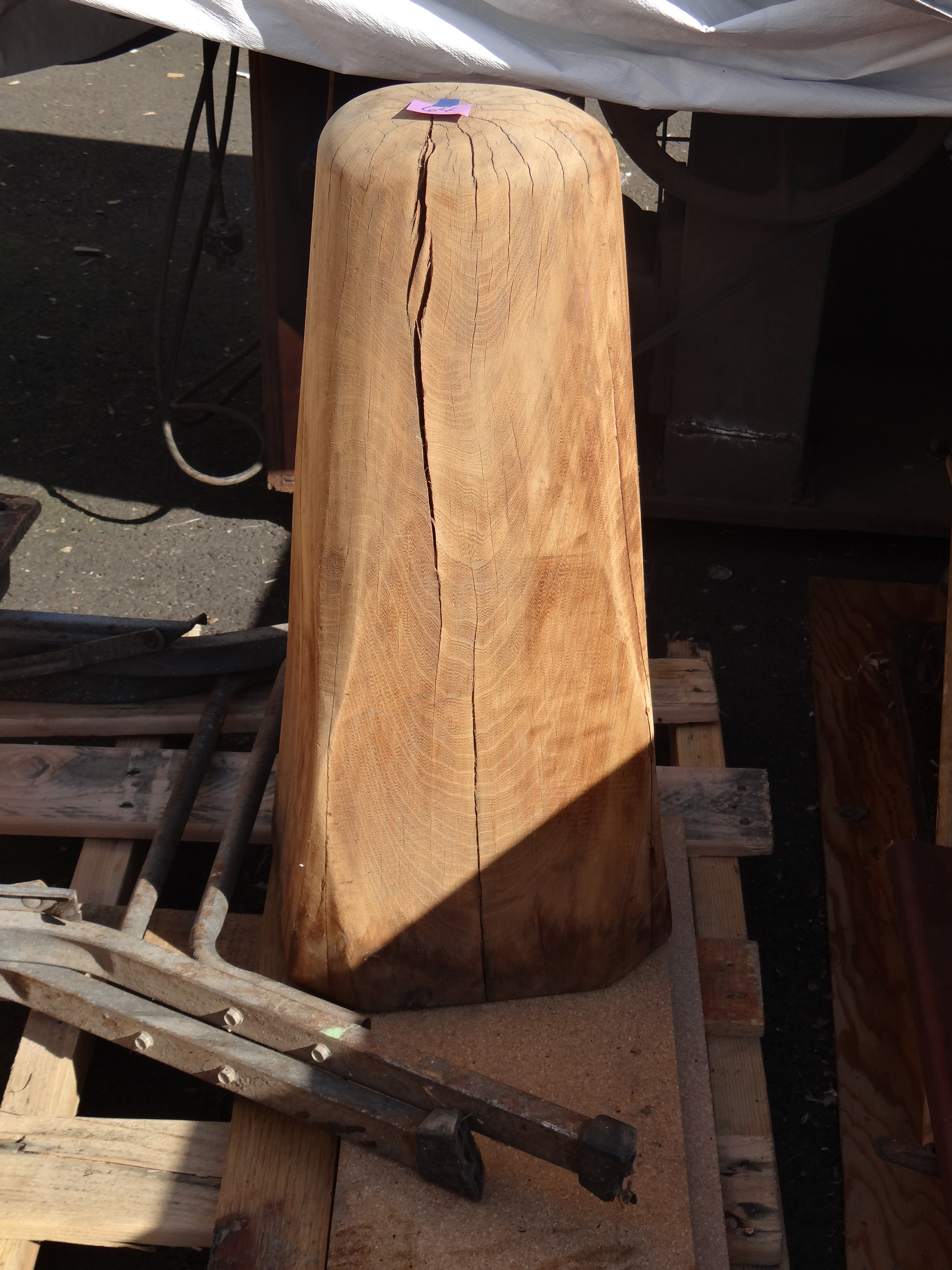 64-Large Solid Pillar Piece of Wood