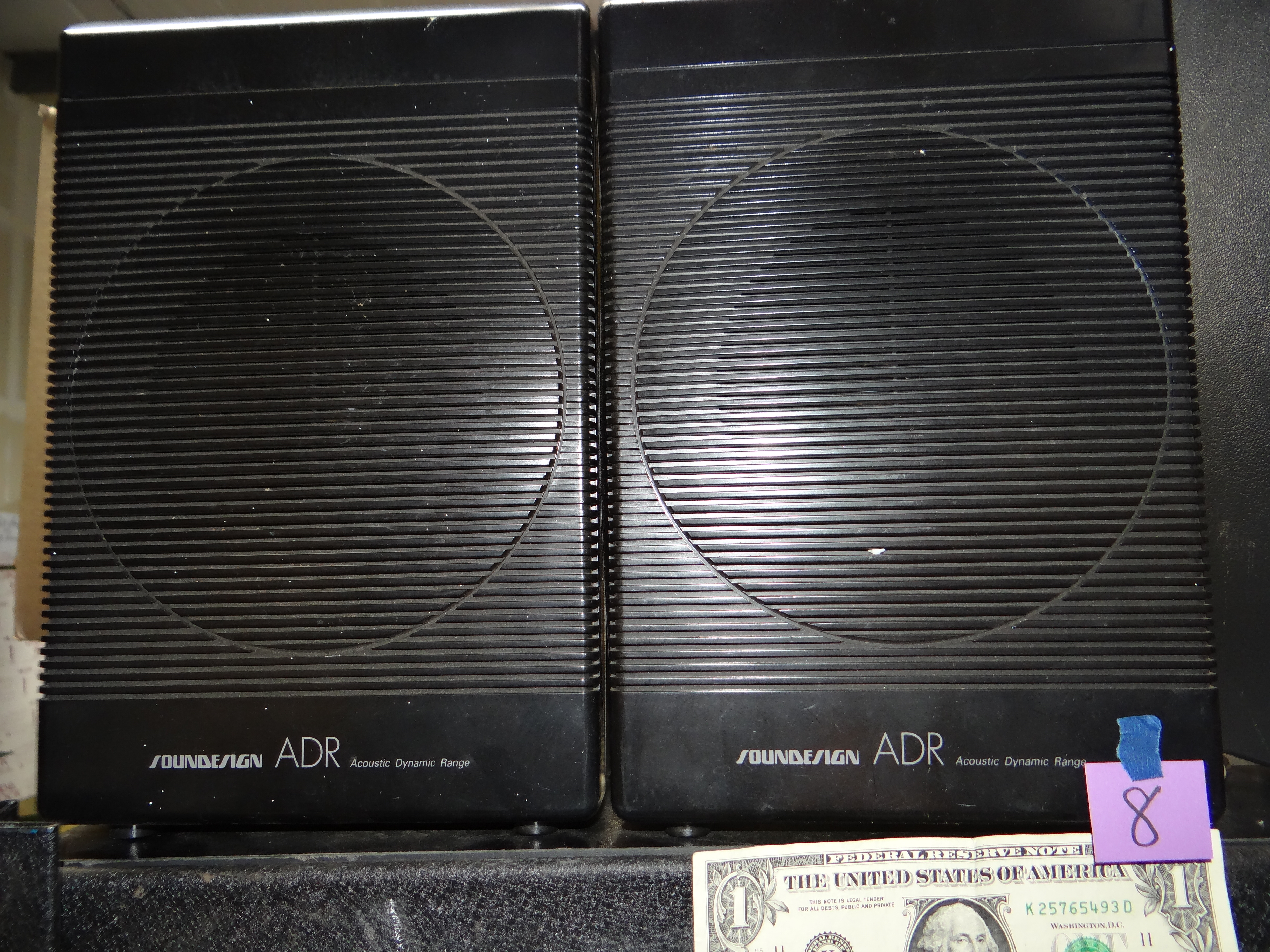 8-Pair of Soundesign Model 0646 BLK Full Range Speakers