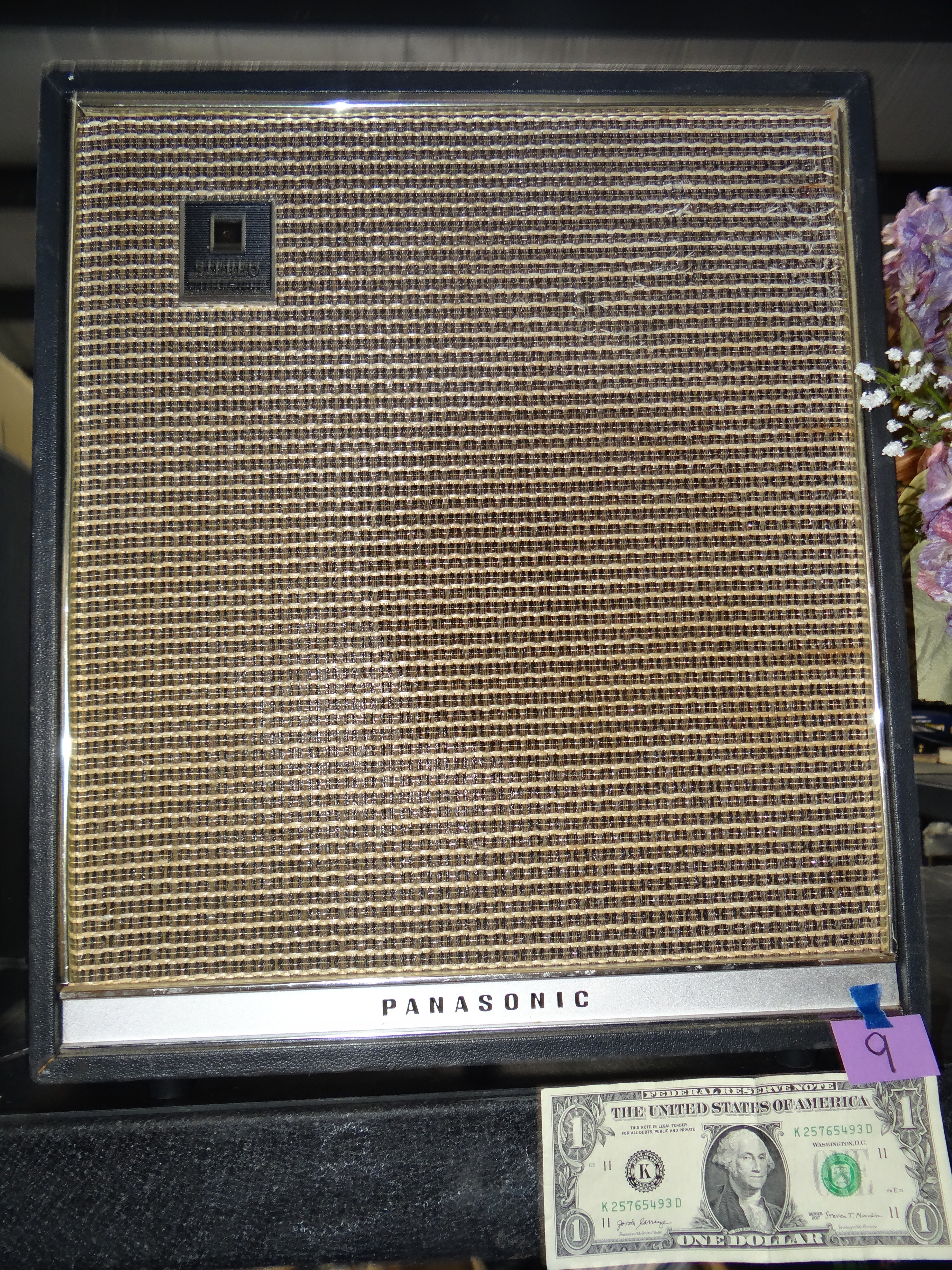 9-Vintage Panasonic Stereo Speaker