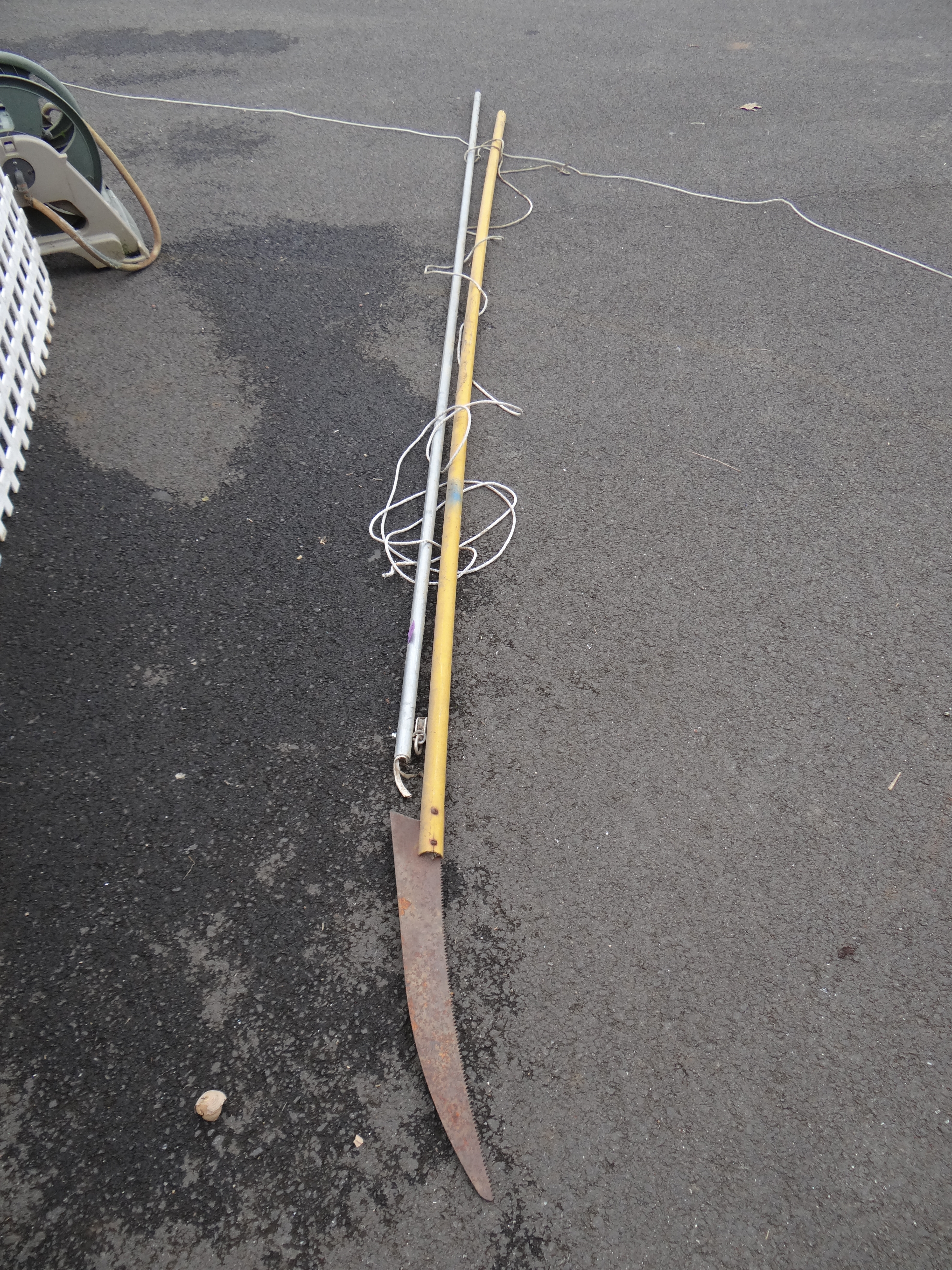 70-Long Pole Saw w/ Extension Pole