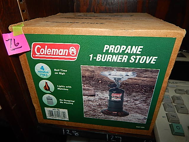 76-Coleman Propane Burner Stove IN BOX