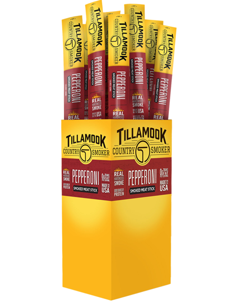 00-Tillamook Meat Sticks 10pcs Pepperoni Flavor
