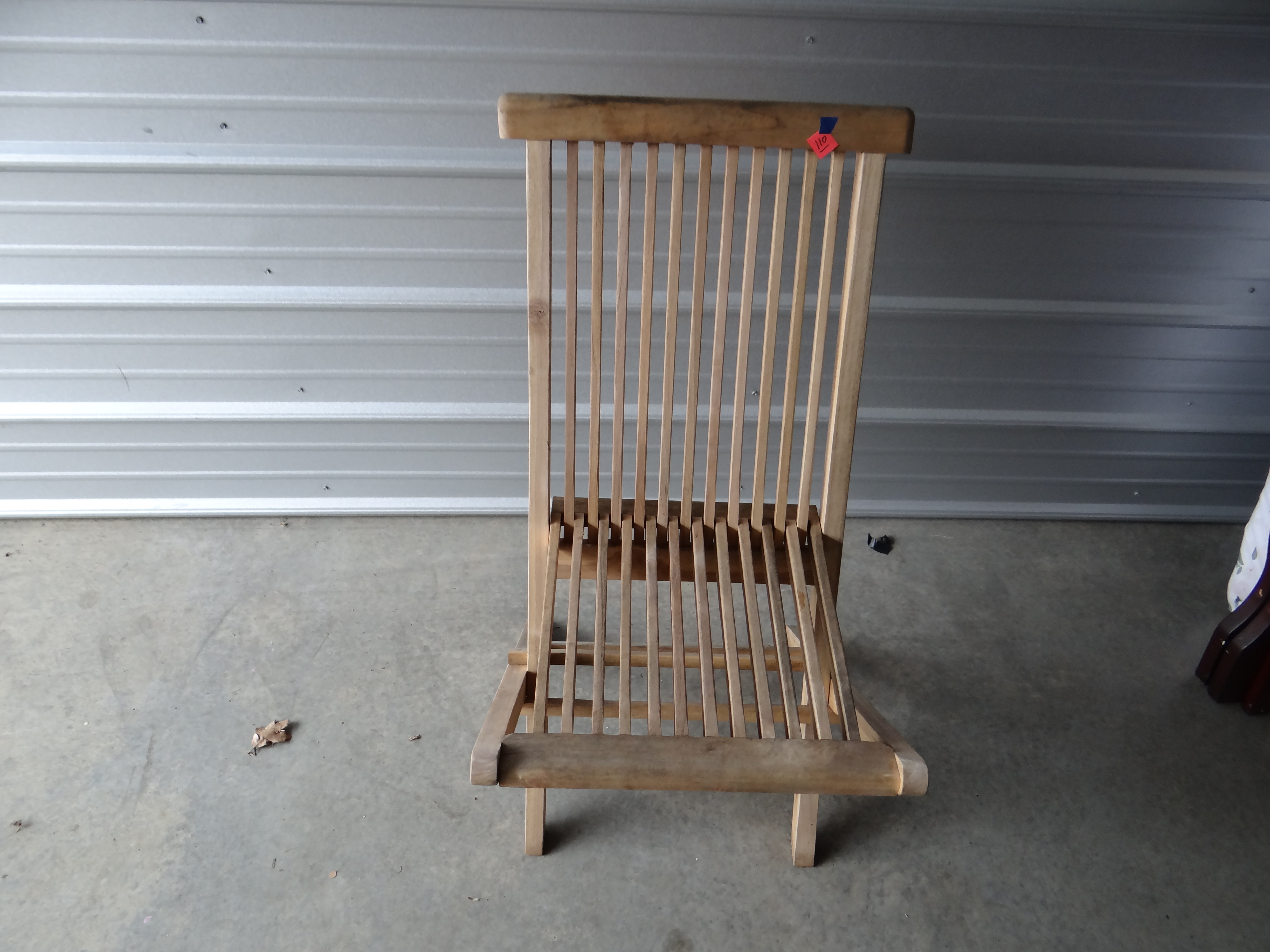 CAR110-Teak Wood Folding Deck Chair