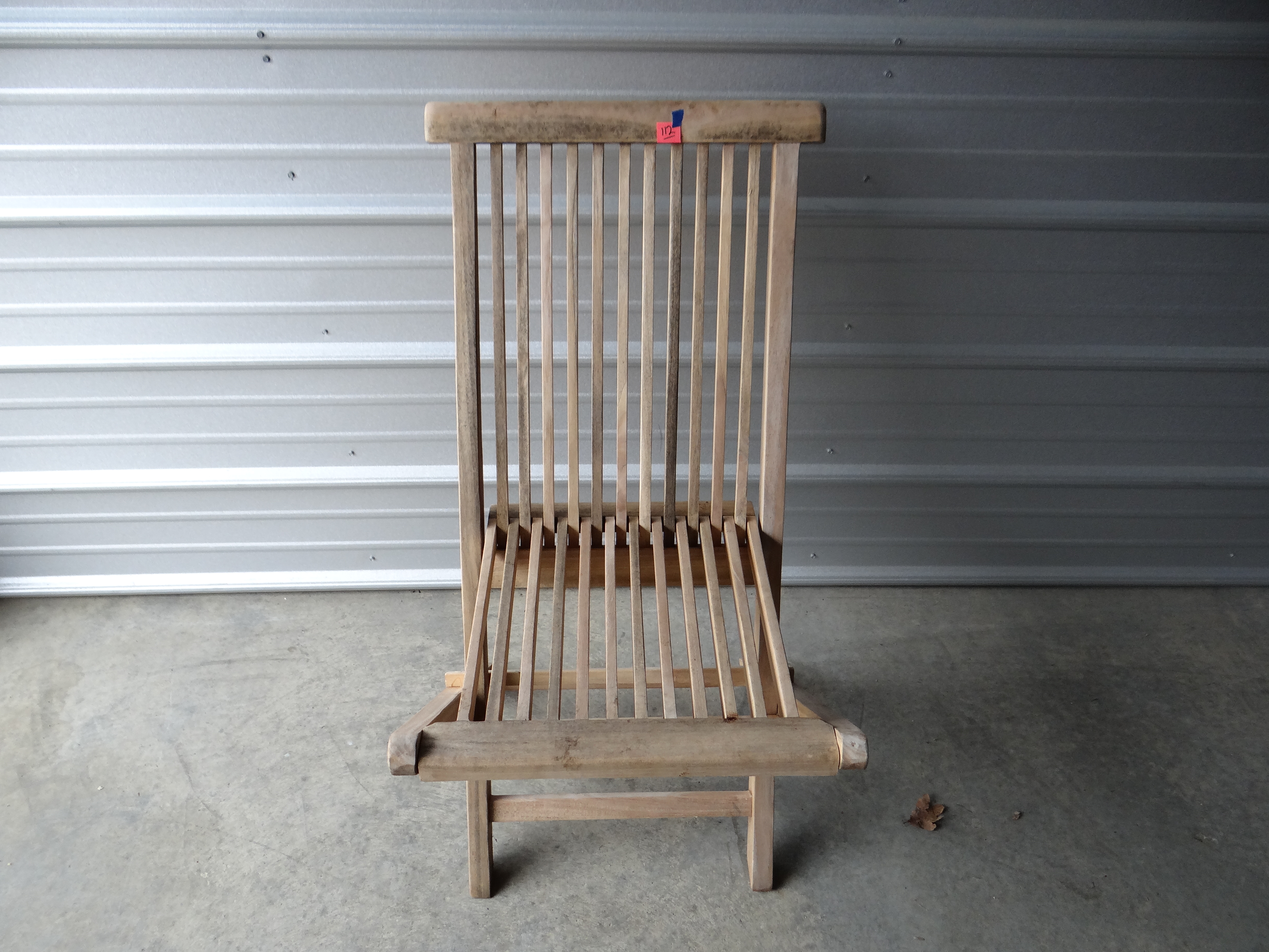 CAR112-Teak Wood Folding Deck Chair