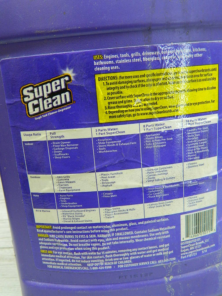 SG7265- FULL 1 Gallon Super Clean Degreaser – Wilbur Auction