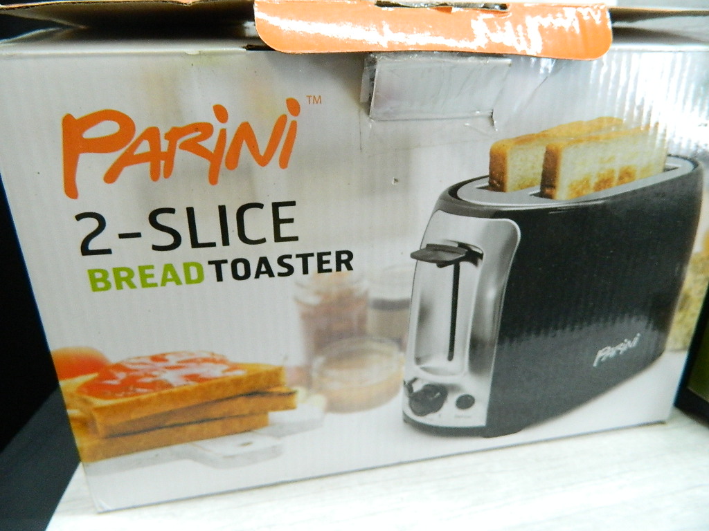 Bread Toaster 2-Slice Parini Black