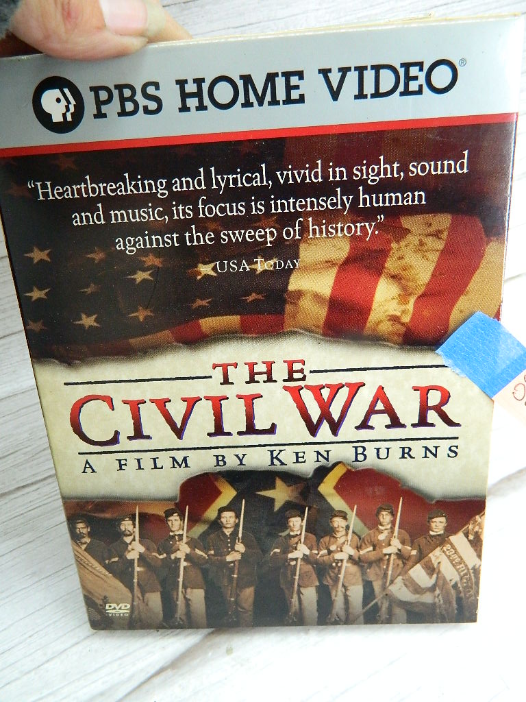 OE8324- Collection of PBS Home Video 'The CIVIL WAR' DVD SET Film