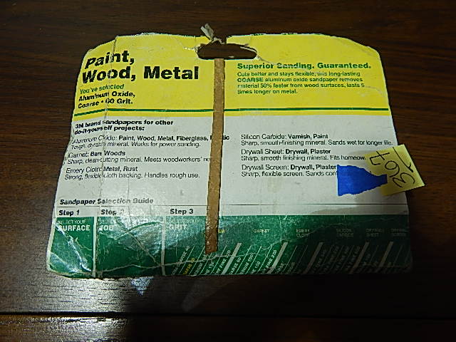 367-Paint, Wood, Metal Sandpaper 60 grit