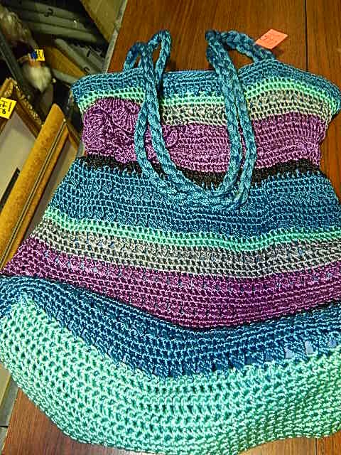 442-Colorful Crocheted Purse/ Handbag