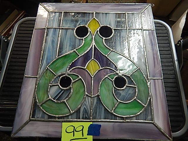99-Stained Glass Window Hanger
