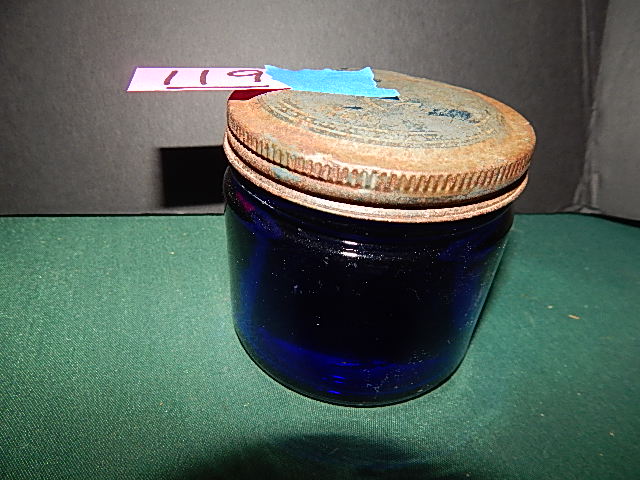 119-Noxzema Blue Jar w/ Screw On Lid