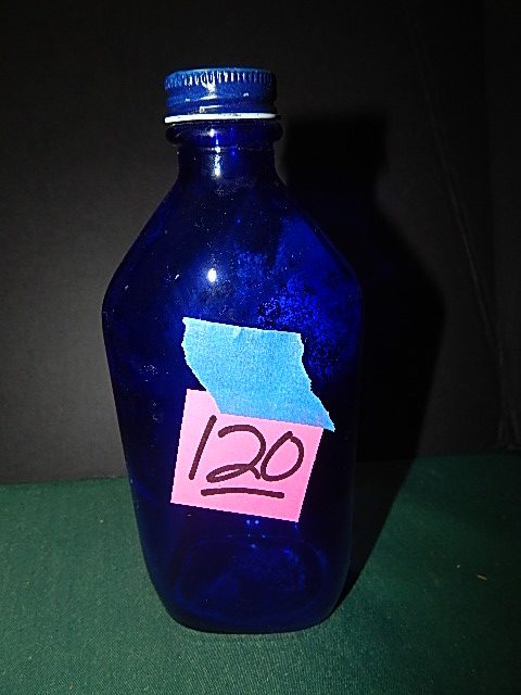 120-Vintage Glass Phillips Milk of Magnesia Bottle