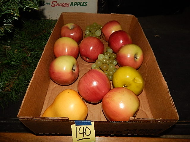 140-Box of Artificial Fruit