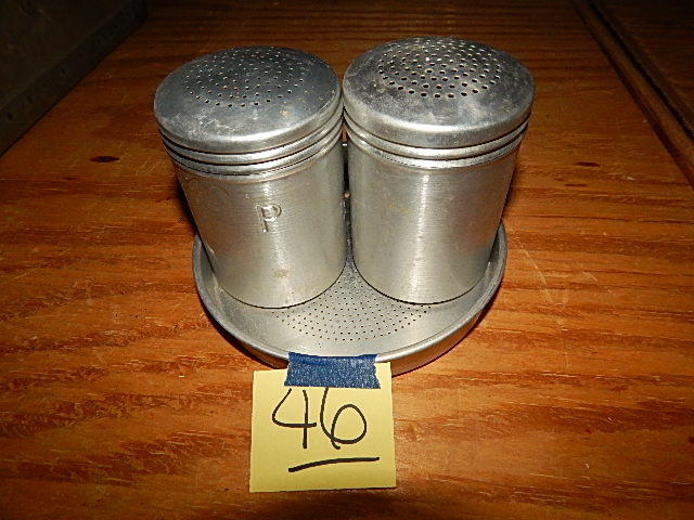 46-Metal Salt & Pepper Shakers