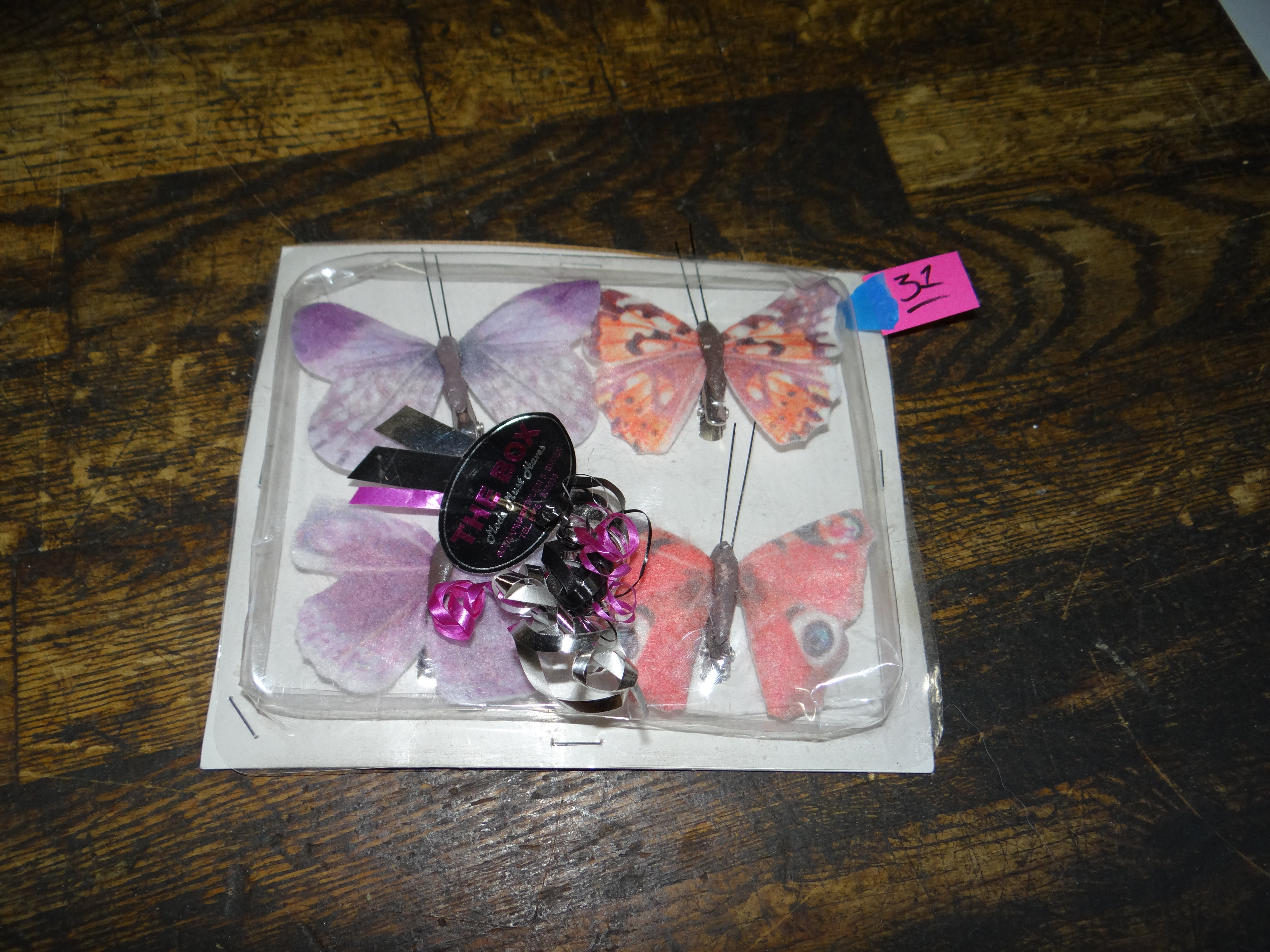 31-Butterfly Clips