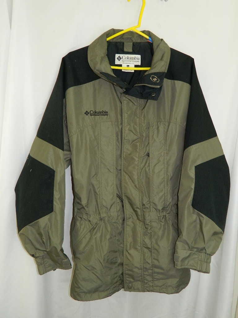 AA4675- Men’s Sz L COLUMBIA SPORTSWEAR Jacket Olive and Black Color ...